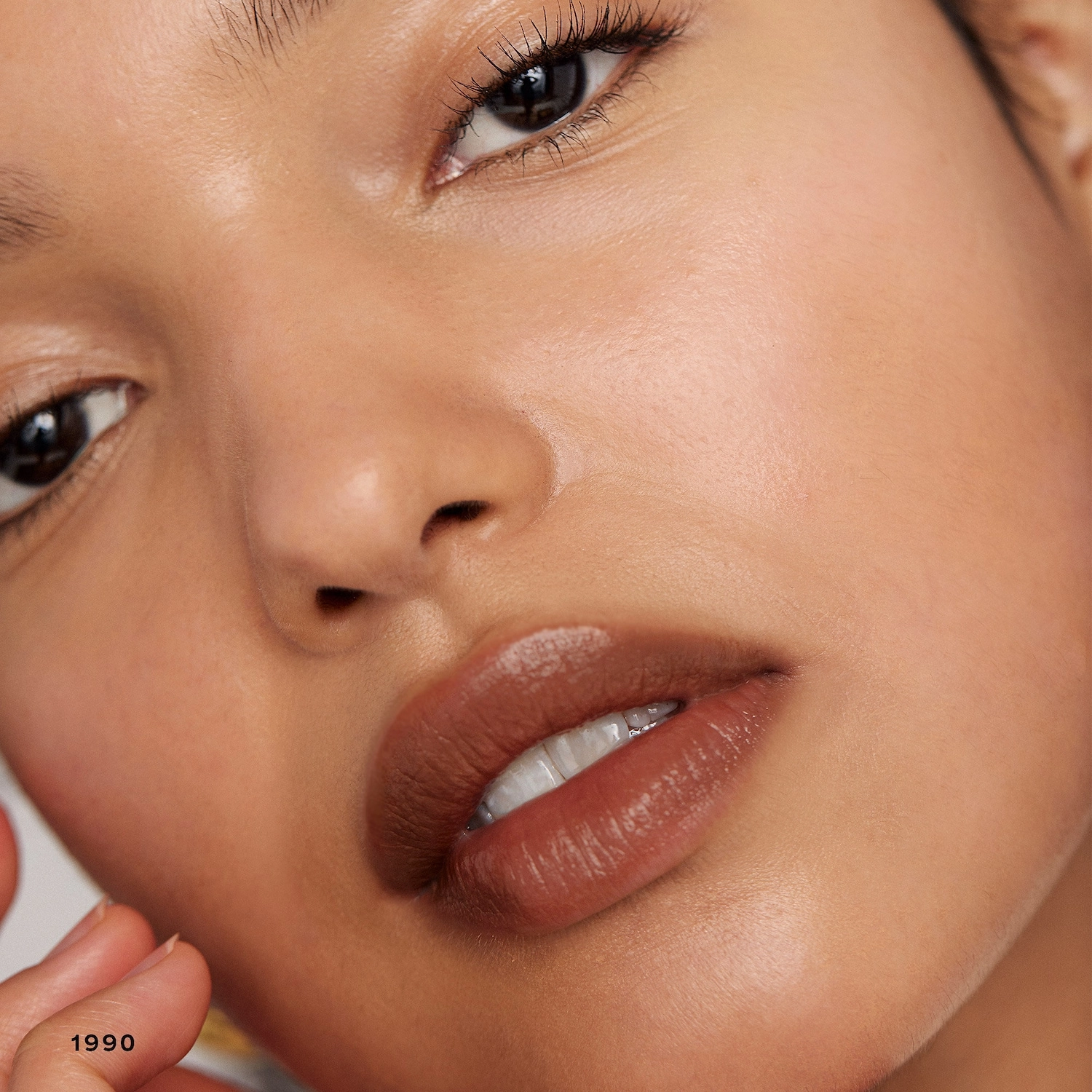 MERIT Signature Lip Lightweight Lipstick Color: 1990 - Deep Brown Vegan - Image 2