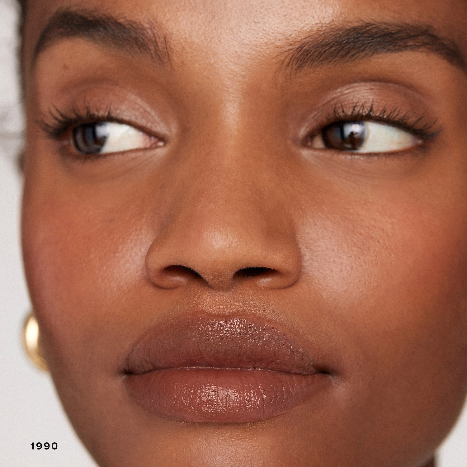 MERIT Signature Lip Lightweight Lipstick Color: 1990 - Deep Brown Vegan - Image 3