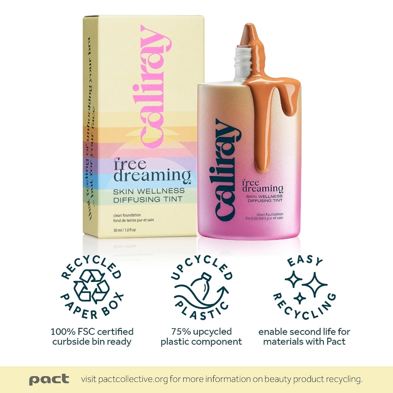 Caliray Freedreaming Blurring Lightweight Skin Tint Color: The 16 - Slightly Deep with a Golden Undertone - Image 11