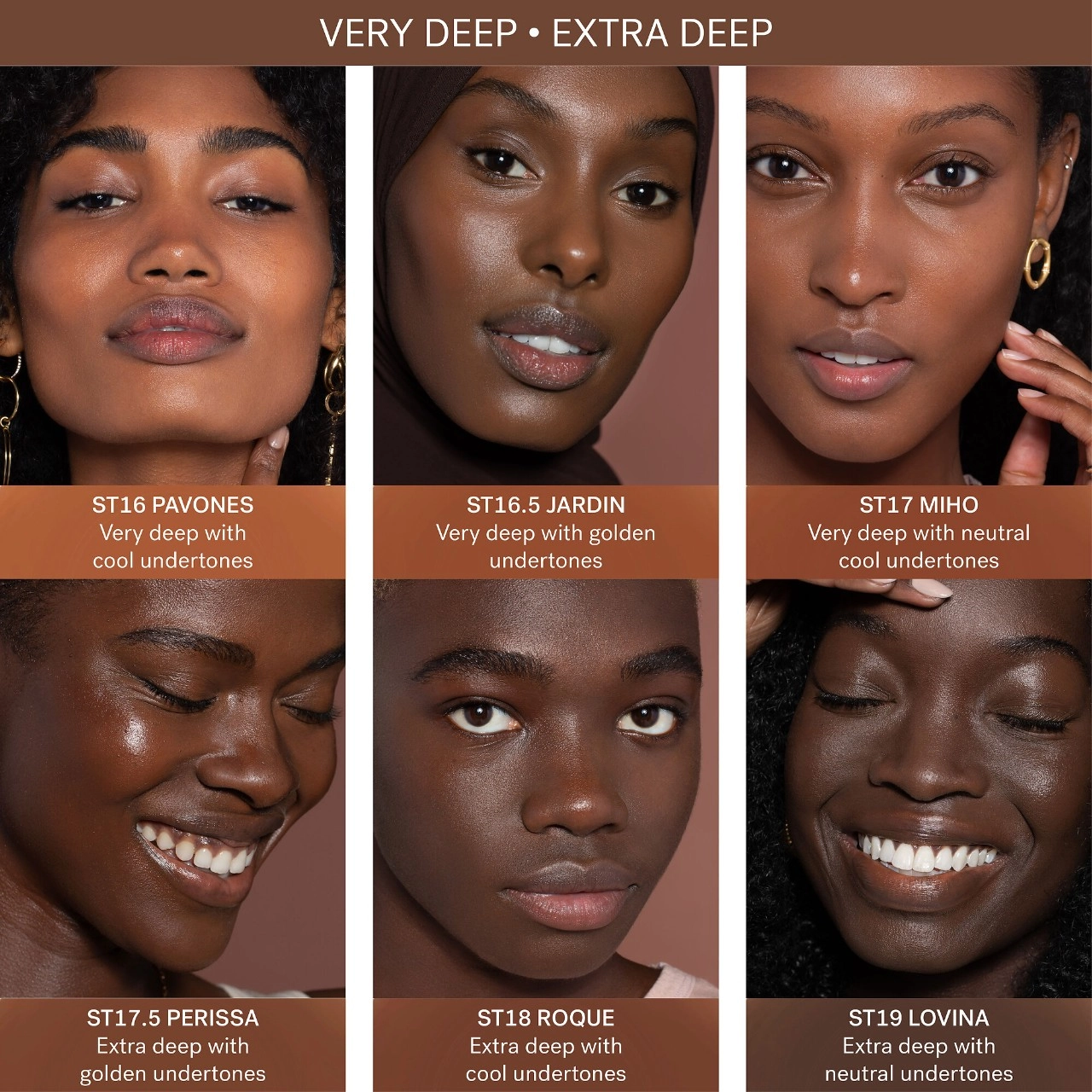 ILIA Super Serum Skin Tint SPF 40 Foundation Color: Perissa ST17.5 - Extra Deep with Golden Undertones - Image 4