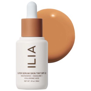 ILIA Super Serum Skin Tint SPF 40 Foundation Color: Kamari ST13 - Medium-Deep with Neutral Warm
