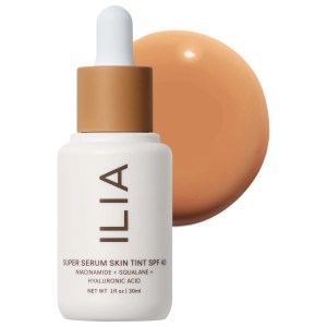 ILIA Super Serum Skin Tint SPF 40 Foundation Color: Ramla Bay ST12.5 - Medium-Deep with Golden Undertones