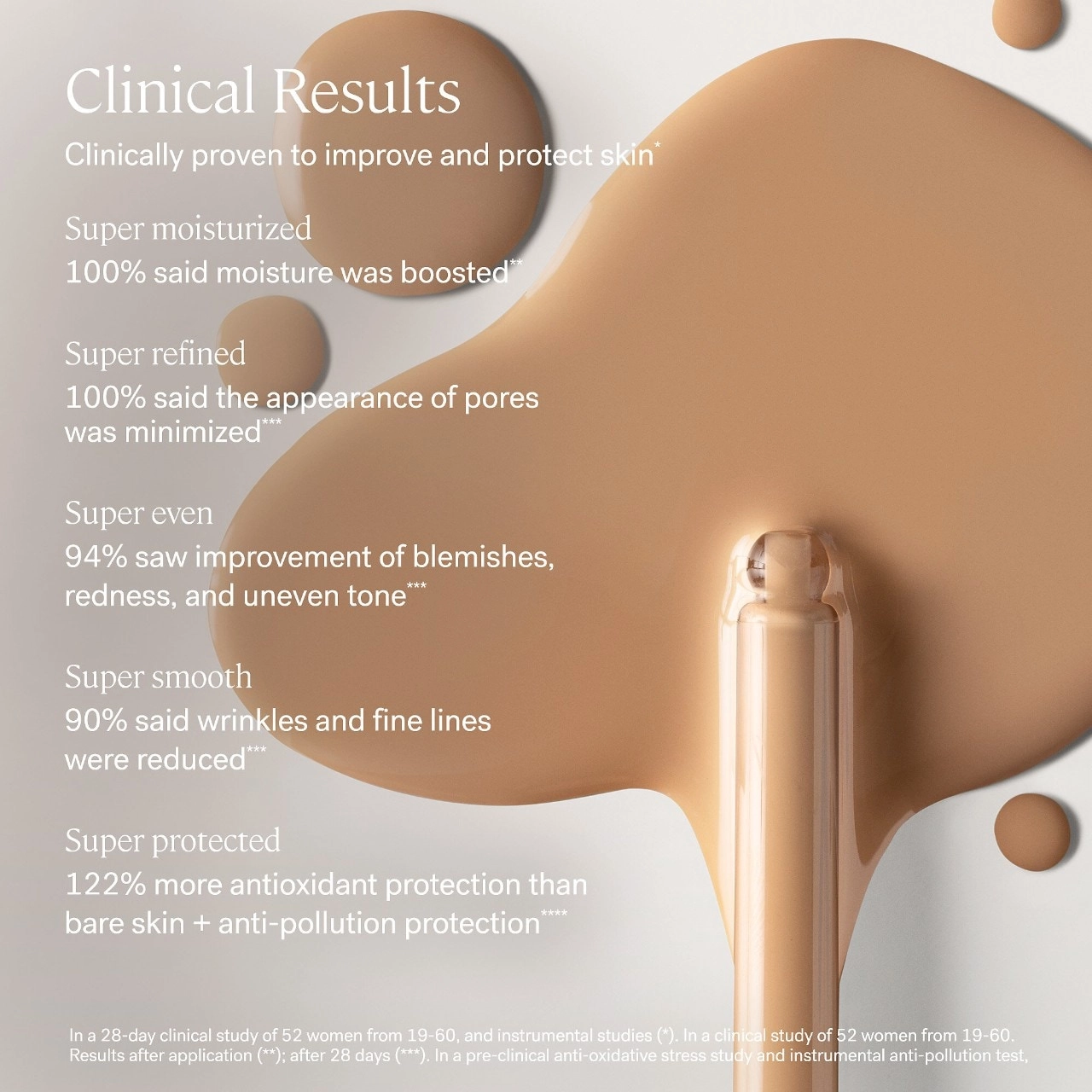 ILIA Super Serum Skin Tint SPF 40 Foundation Color: Morgat ST11.5 - Medium with Golden Olive Undertones - Image 6