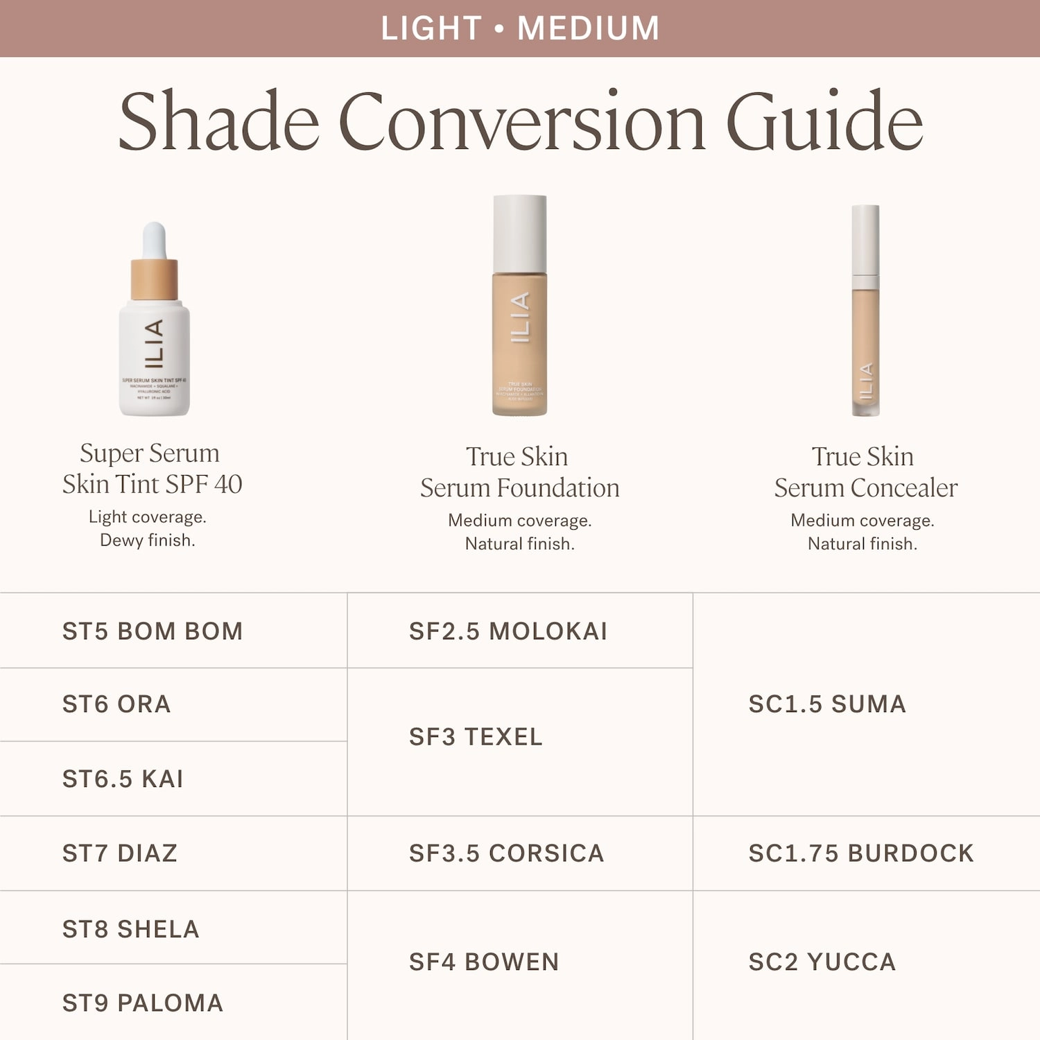 ILIA Super Serum Skin Tint SPF 40 Foundation Color: Paloma ST9 - Medium with Neutral Undertones - Image 10