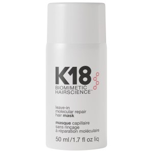 K18 Biomimetic Hairscience Leave-In Molecular Repair Hair Mask 1.7 oz/50 mL - Damage Repair, Color Care, Vegan