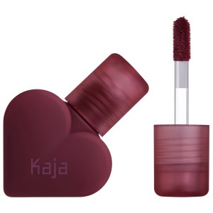 Kaja LOVE SWIPE Lightweight Cushiony Lip Mousse - 01 Call Me, Deep Berry Red