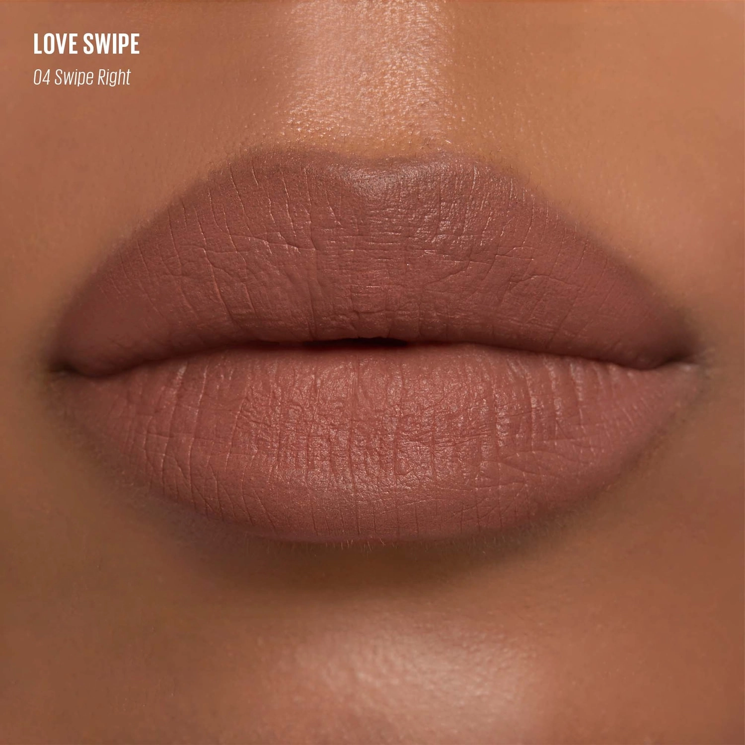 Kaja LOVE SWIPE Lightweight Cushiony Lip Mousse - Color 04 Swipe Right - Brick Brown - Image 4
