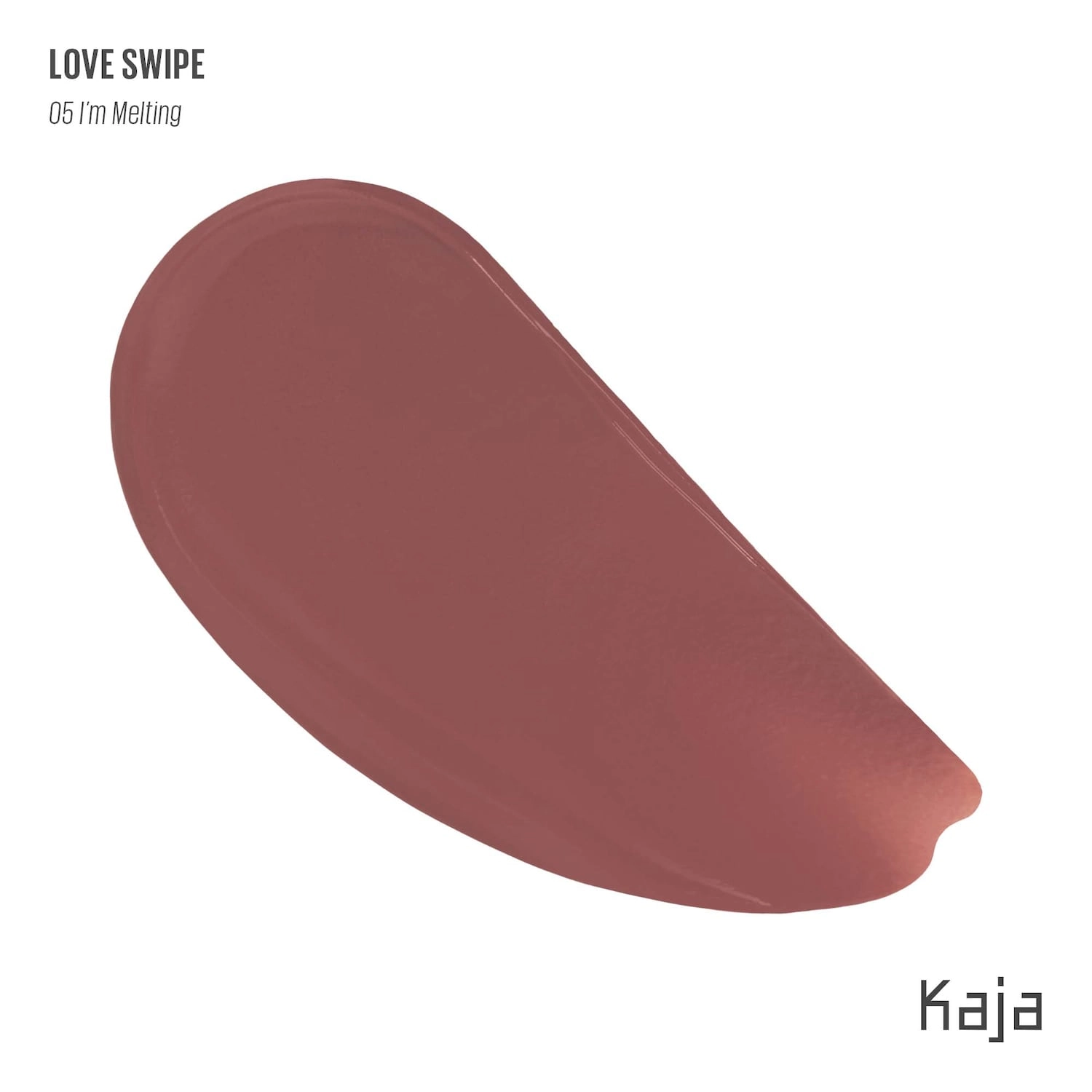 Kaja LOVE SWIPE Lightweight Cushiony Lip Mousse - Color: 05 I'm Melting - Mauve Plum - Image 2