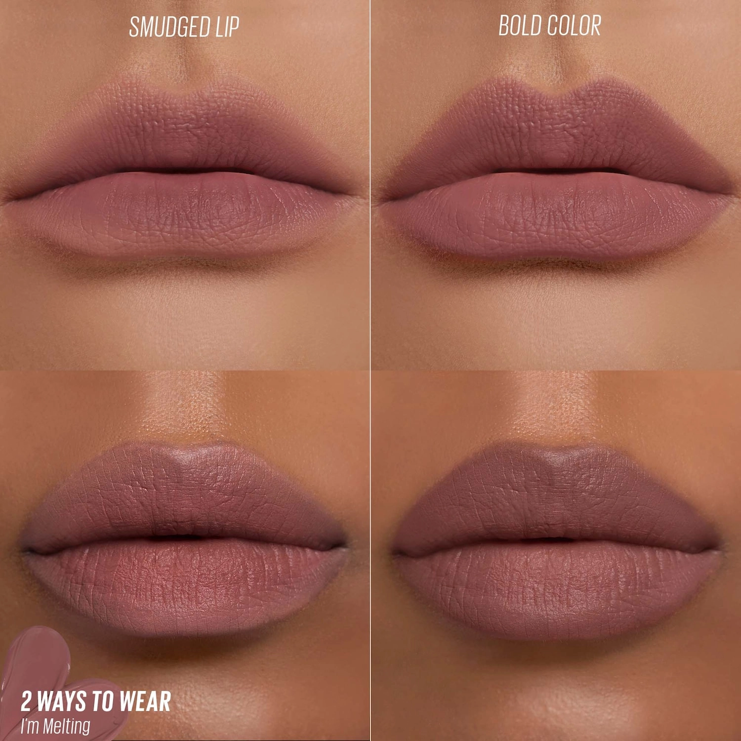 Kaja LOVE SWIPE Lightweight Cushiony Lip Mousse - Color: 05 I'm Melting - Mauve Plum - Image 5
