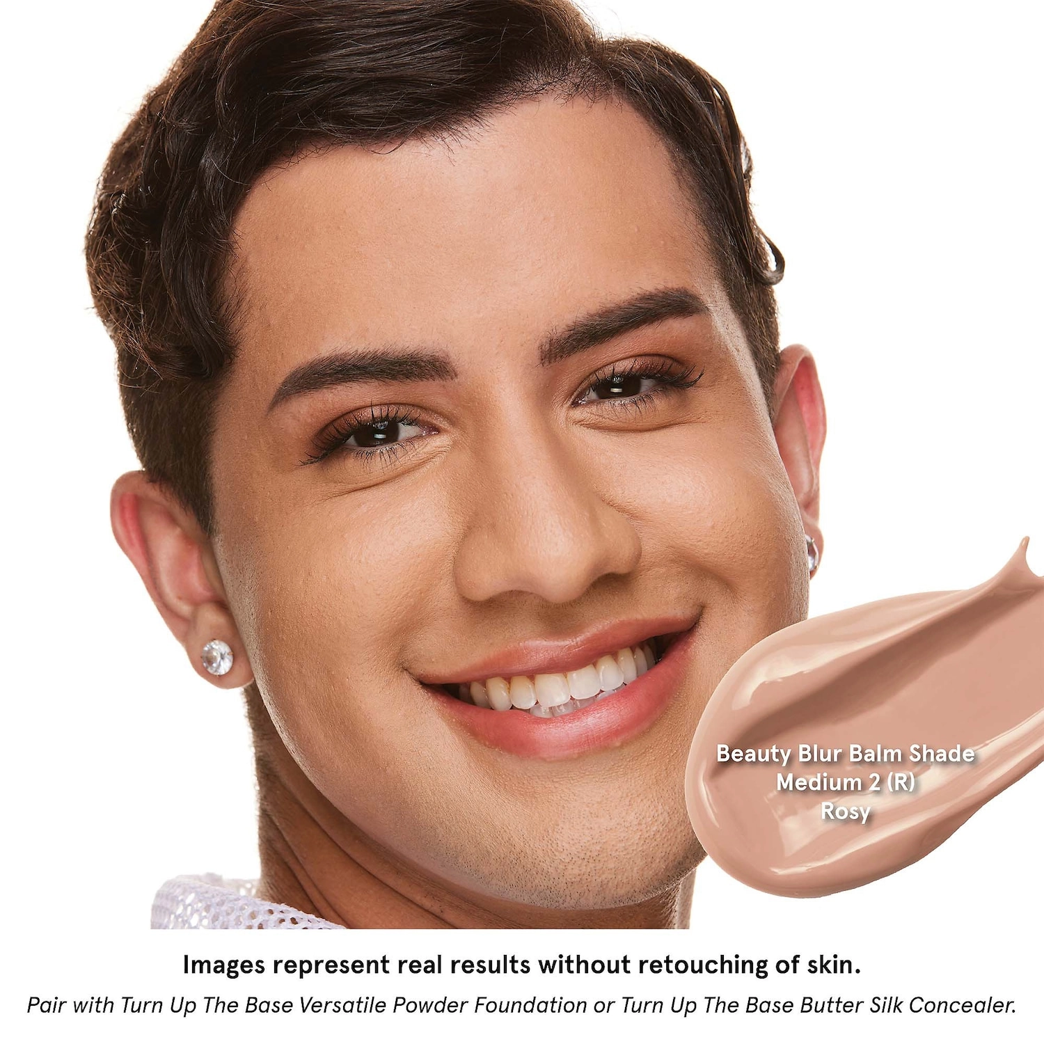ONE/SIZE by Patrick Starrr Turn Up the Base Blurring Foundation Color: Medium 2 - Medium, Rosy Undertones - Image 3