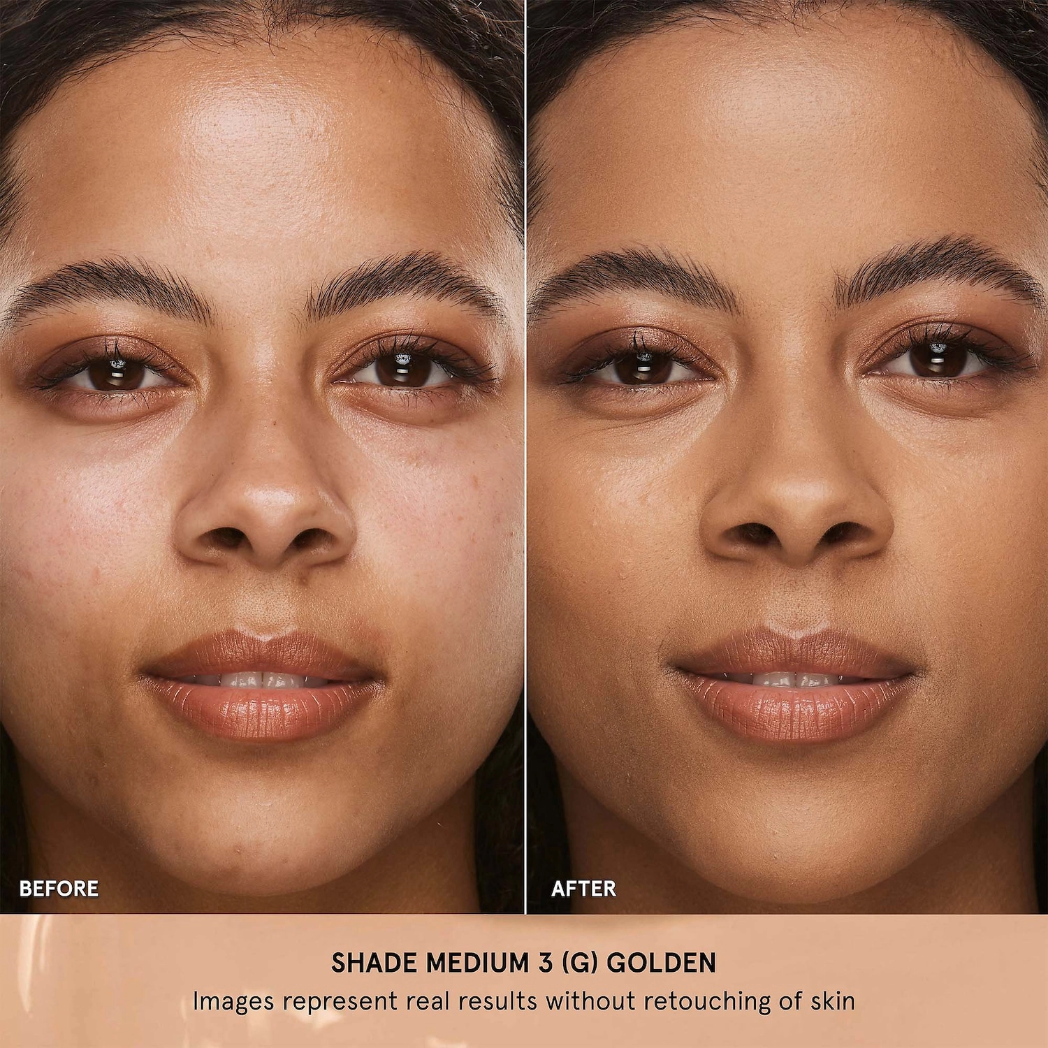 ONE/SIZE by Patrick Starrr Turn Up the Base Blurring Foundation Color: Medium 3 - Medium, Golden Undertones - Image 3