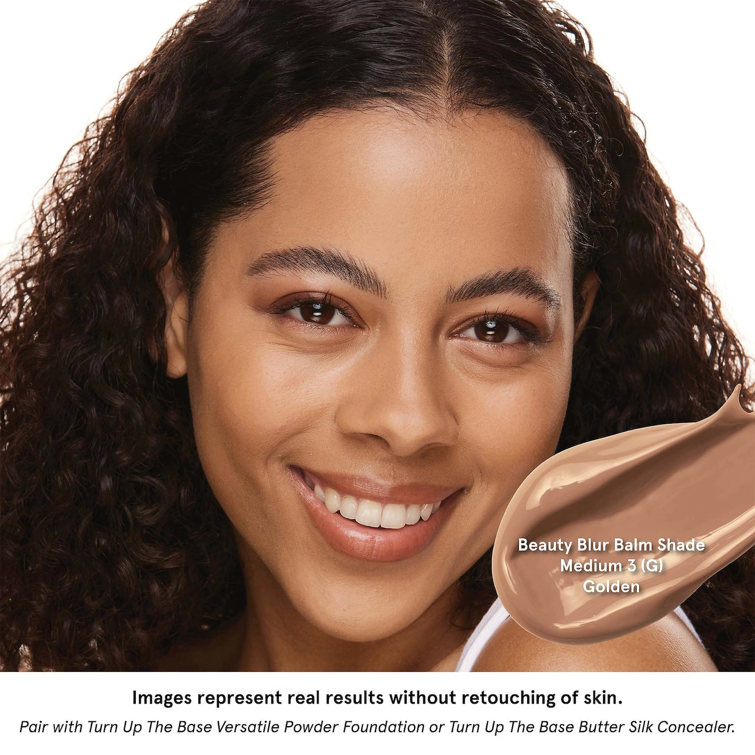 ONE/SIZE by Patrick Starrr Turn Up the Base Blurring Foundation Color: Medium 3 - Medium, Golden Undertones - Image 2