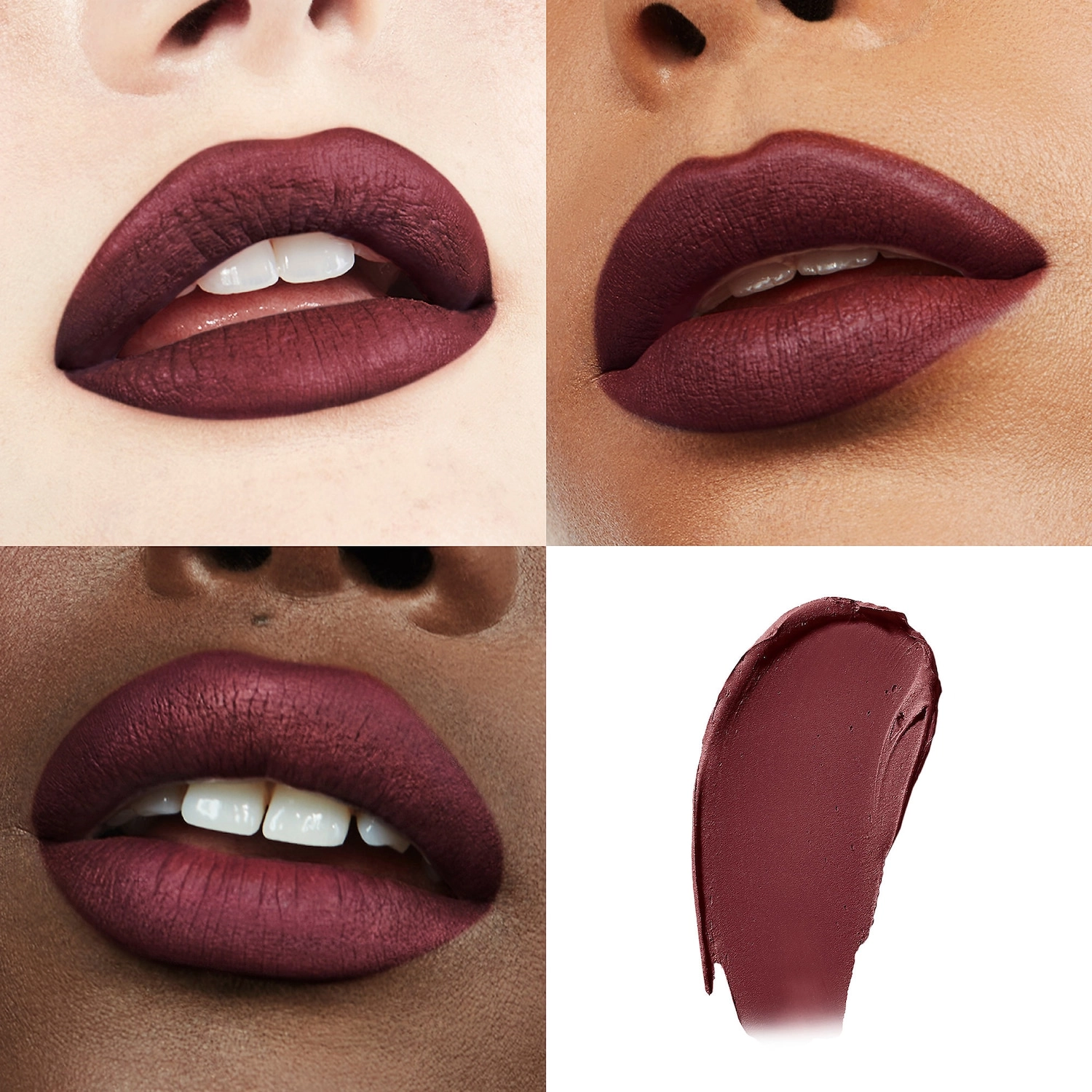 MAKEUP BY MARIO Ultra Suede™ Cozy Lip Creme in Vampish - Rich Reddish Brown, Vegan, Matte Finish - Image 2