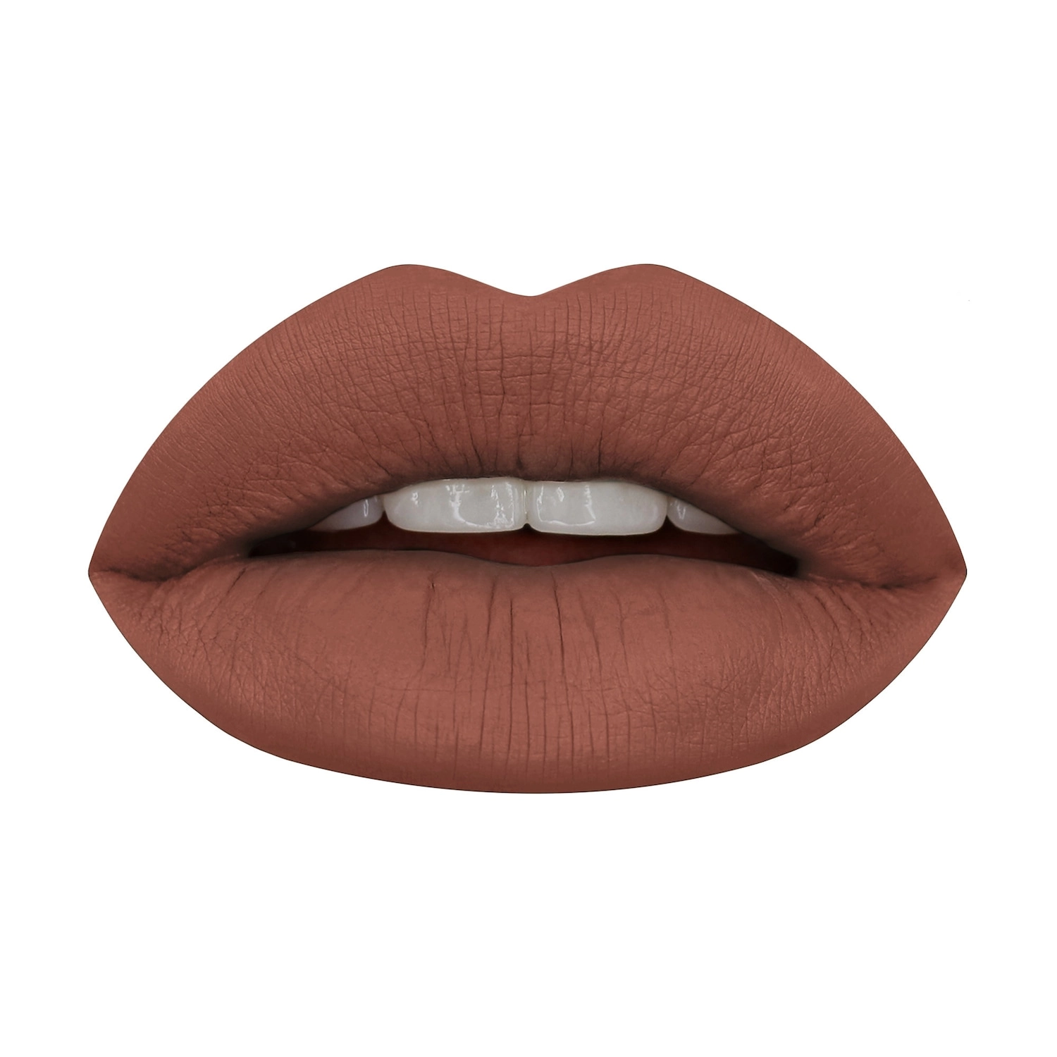 HUDA BEAUTY Liquid Matte Ultra-Comfort Transfer-proof Lipstick - Trendsetter, Brown Nude - Image 4