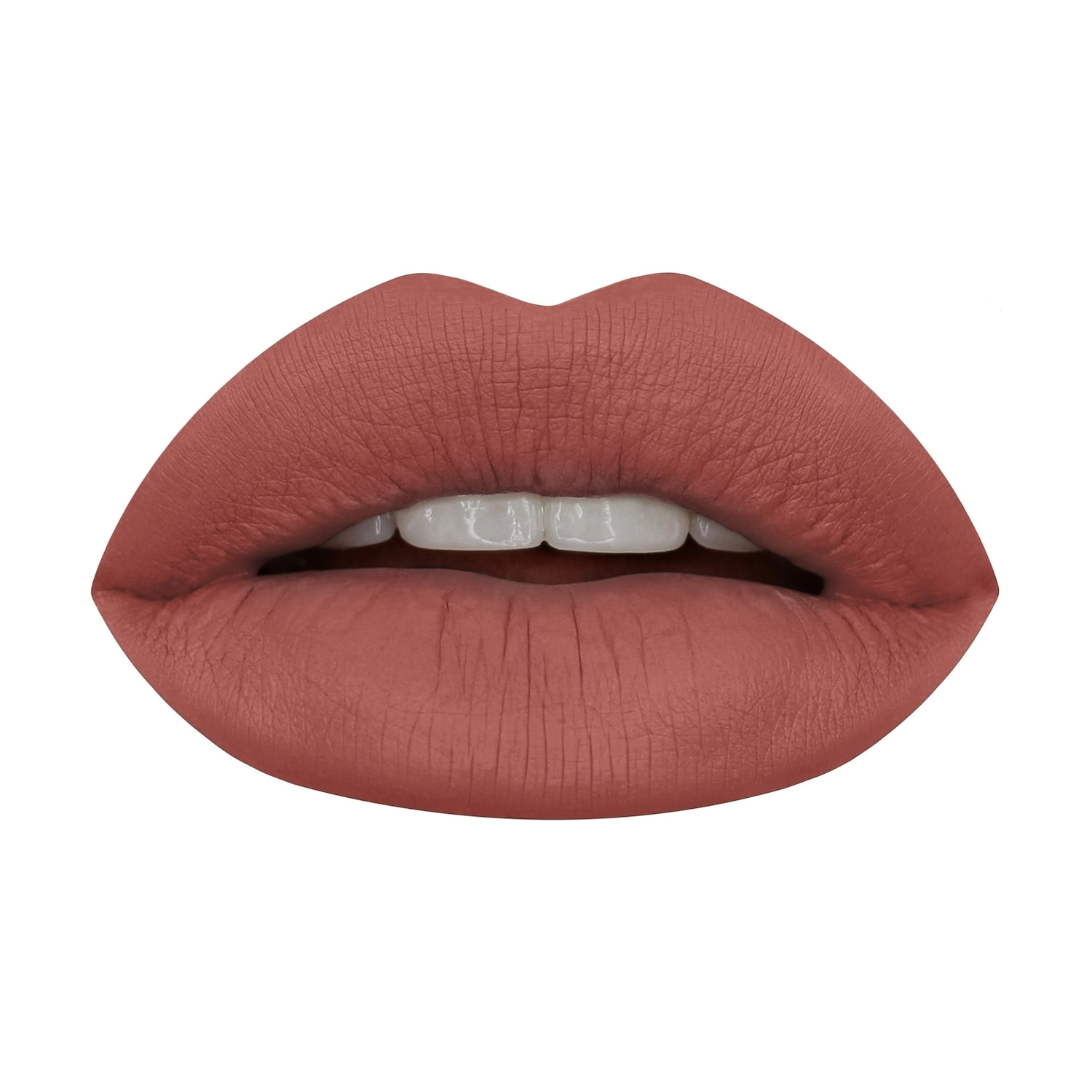 HUDA BEAUTY Liquid Matte Ultra-Comfort Transfer-Proof Lipstick - Bombshell Pinky Nude - Image 4