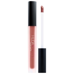 HUDA BEAUTY Liquid Matte Ultra-Comfort Transfer-Proof Lipstick - Bombshell Pinky Nude