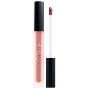HUDA BEAUTY Liquid Matte Ultra-Comfort Transfer-proof Lipstick Color: Sweet Talker - Pink Brown