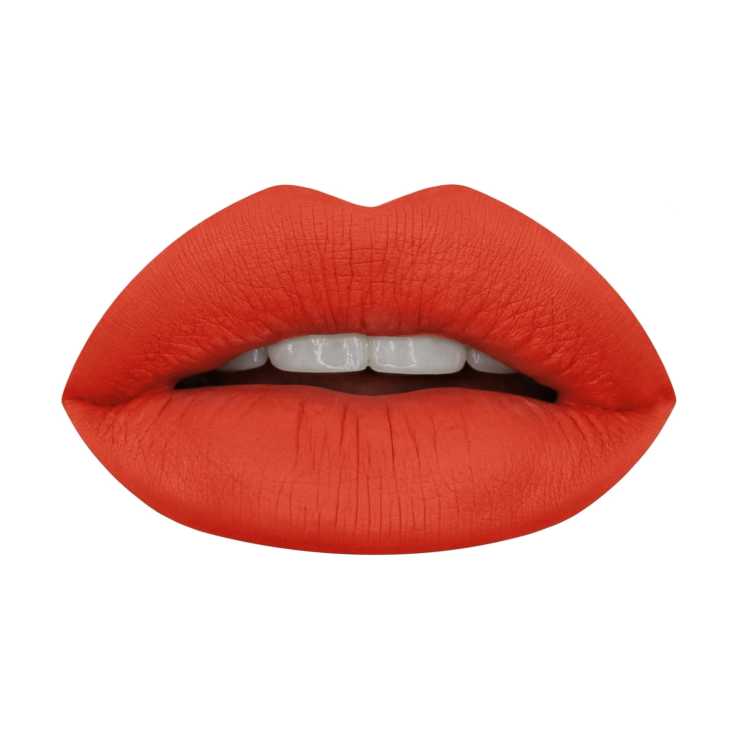 HUDA BEAUTY Liquid Matte Ultra-Comfort Transfer-proof Lipstick - Slaytina (Red Orange) - Image 5