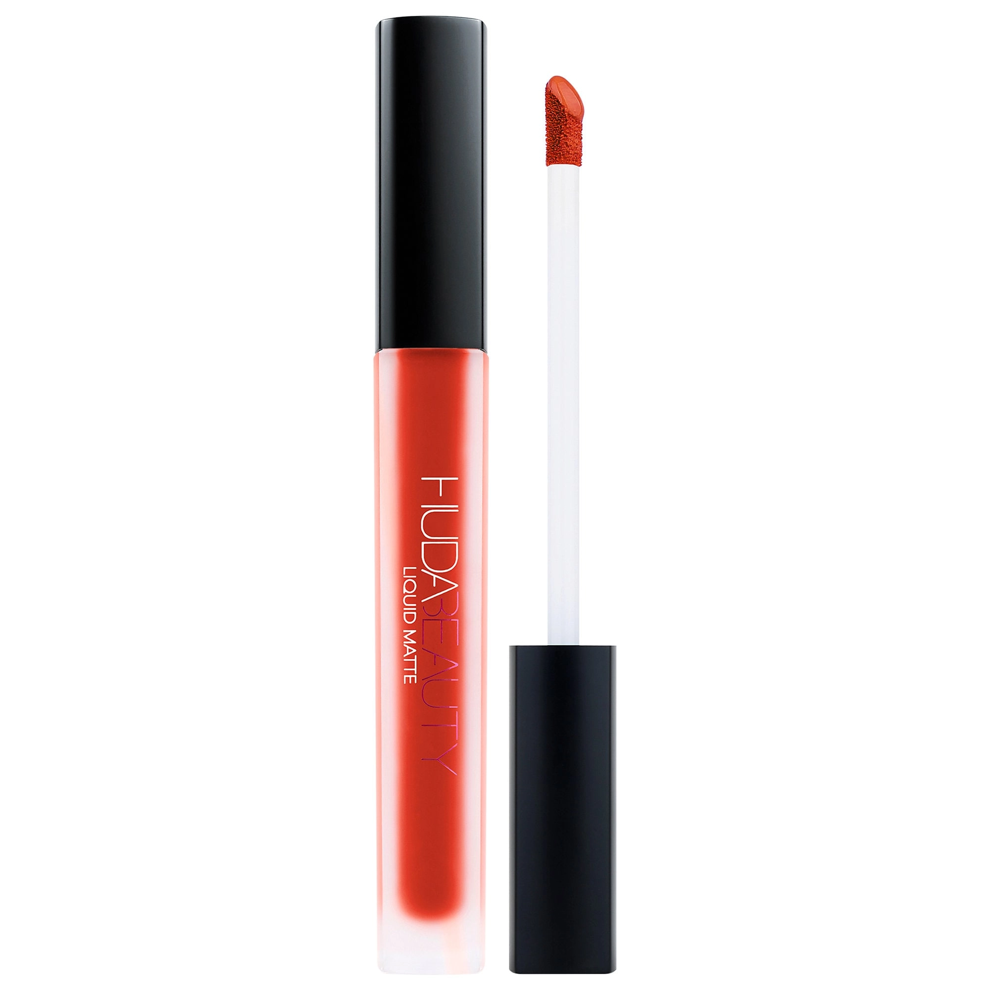 HUDA BEAUTY Liquid Matte Ultra-Comfort Transfer-proof Lipstick - Slaytina (Red Orange)