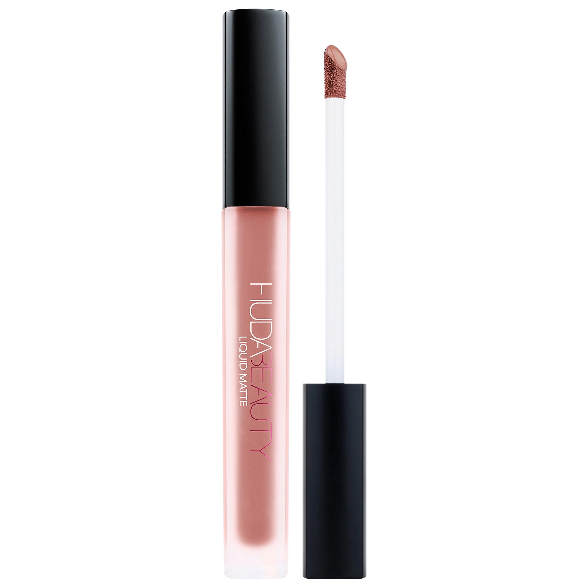 HUDA BEAUTY Liquid Matte Ultra-Comfort Transfer-proof Lipstick in Wifey - Honey Beige