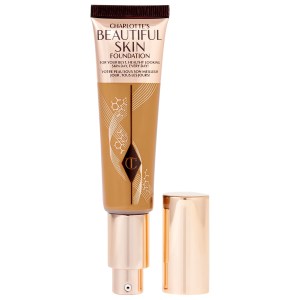 Charlotte Tilbury Beautiful Skin Medium Coverage Liquid Foundation with Hyaluronic Acid in 11 Warm - Tan Deep