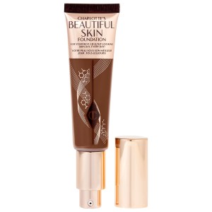 Charlotte Tilbury Beautiful Skin Medium Coverage Liquid Foundation with Hyaluronic Acid Color: 17 Cool - Deepest with Cool Rose Undertones