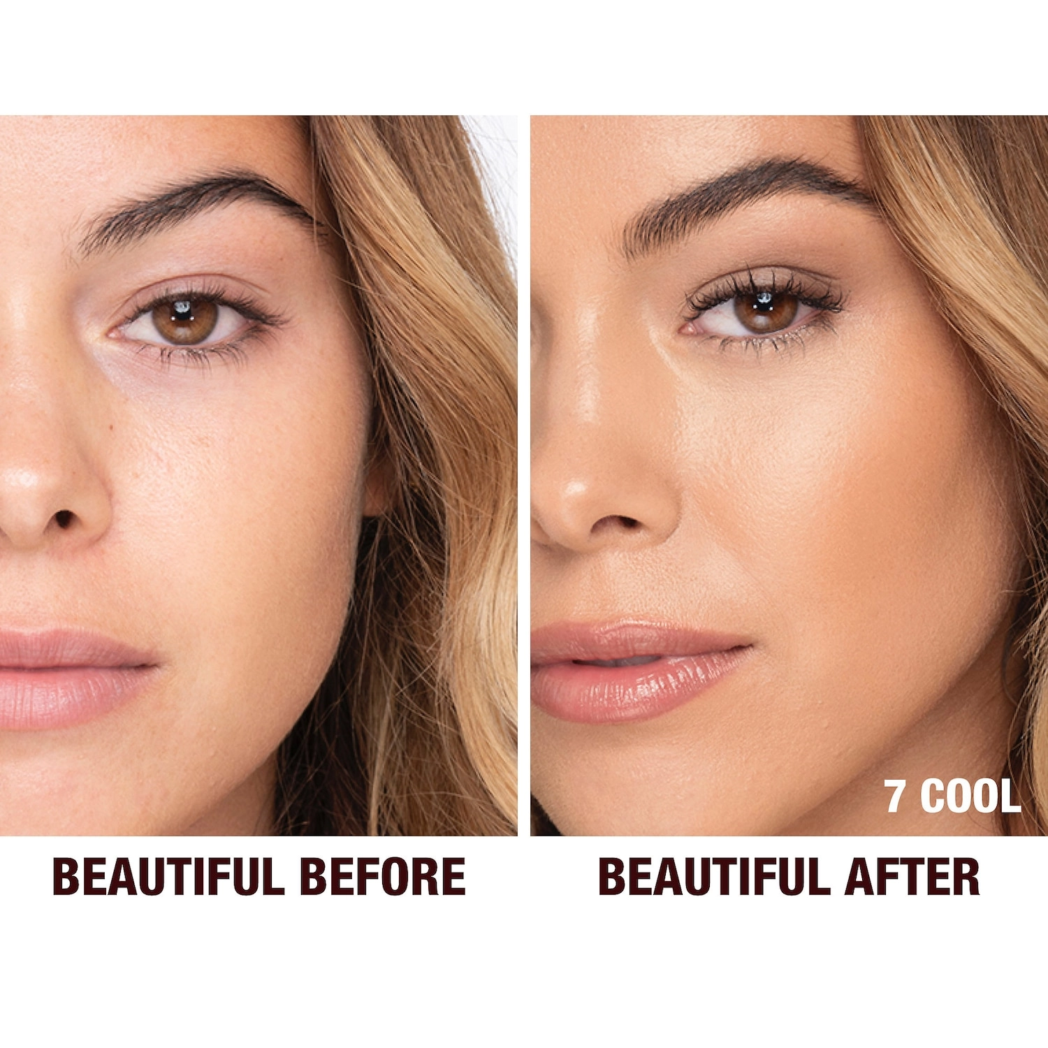 Charlotte Tilbury Beautiful Skin Medium Coverage Liquid Foundation with Hyaluronic Acid - Color 7 Cool - Image 2