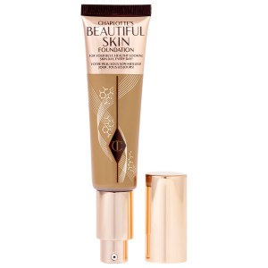 Charlotte Tilbury Beautiful Skin Medium Coverage Liquid Foundation with Hyaluronic Acid Color: 9 Neutral - Tan with Neutral Undertones