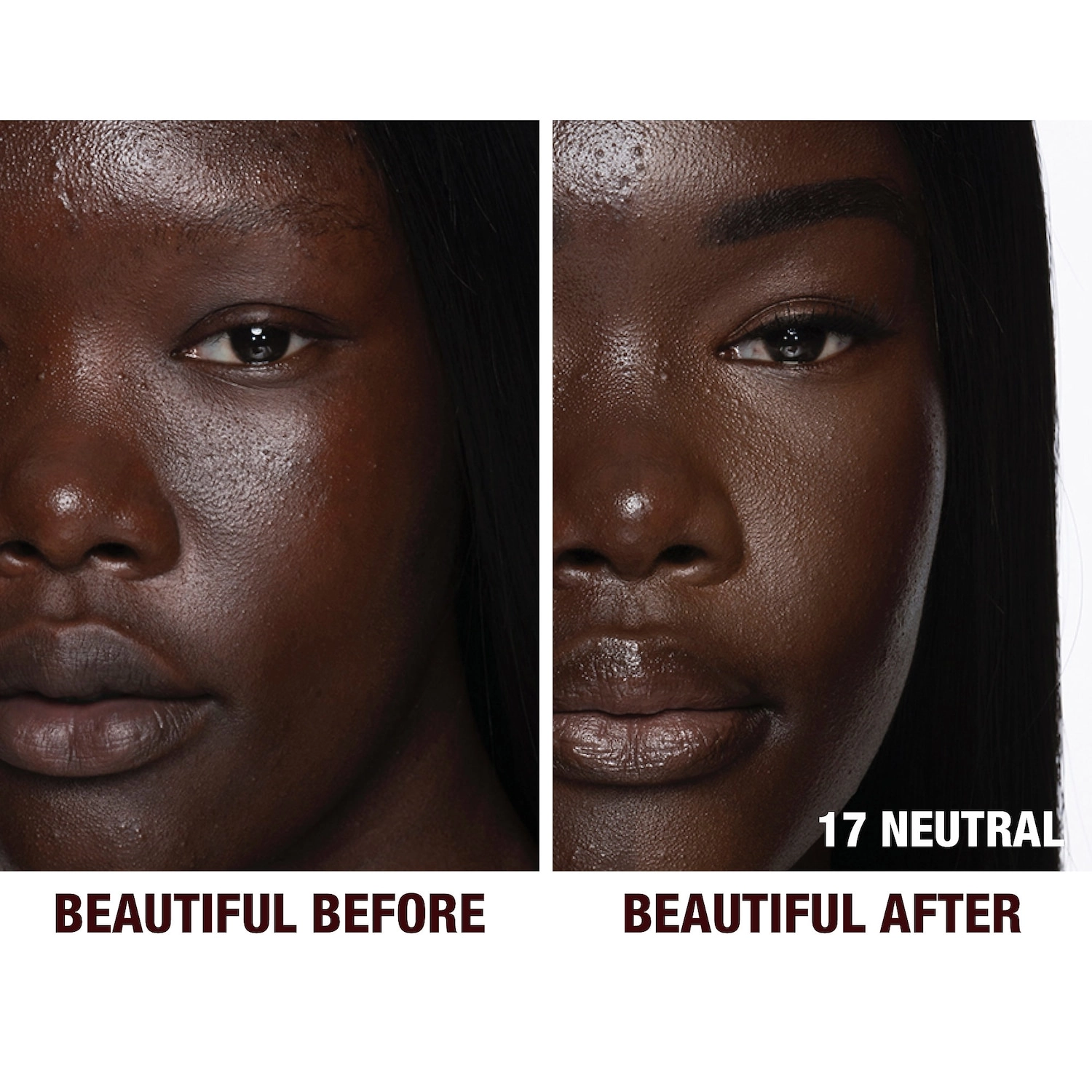 Charlotte Tilbury Beautiful Skin Medium Coverage Liquid Foundation with Hyaluronic Acid Color: 17 Neutral - Deepest with Neutral Undertones - Image 2