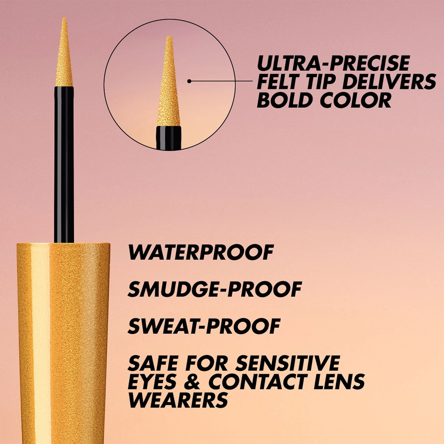 MAKE UP FOR EVER Aqua Resist Color Ink 24HR Waterproof Liquid Eyeliner - 10 Pink Blaze - Image 4