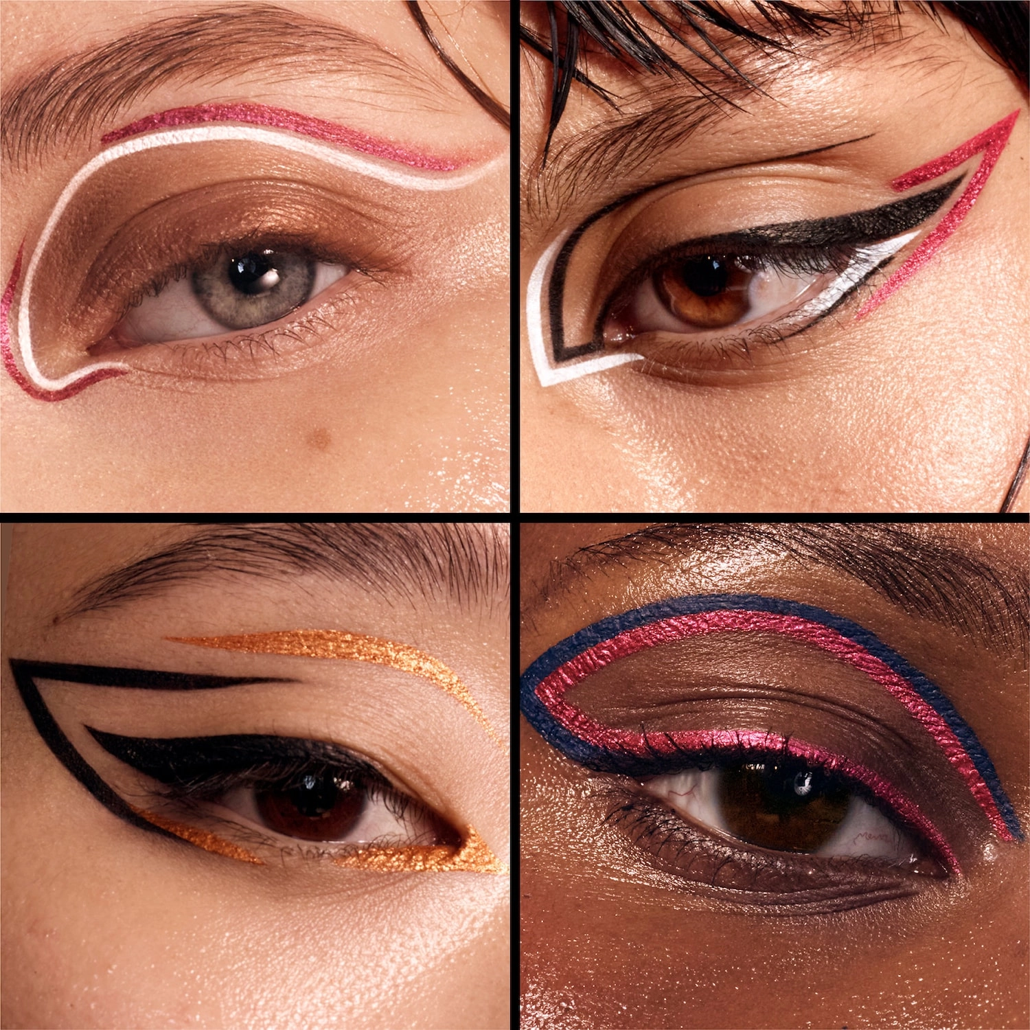 MAKE UP FOR EVER Aqua Resist Color Ink 24HR Waterproof Liquid Eyeliner - 10 Pink Blaze - Image 6