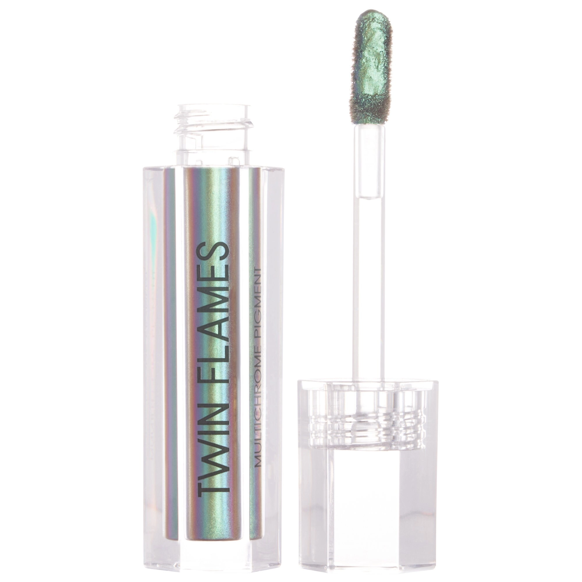 Danessa Myricks Beauty Twin Flames Liquid Eyeshadow Color: Soulmate - Opal Green + Hazelnut