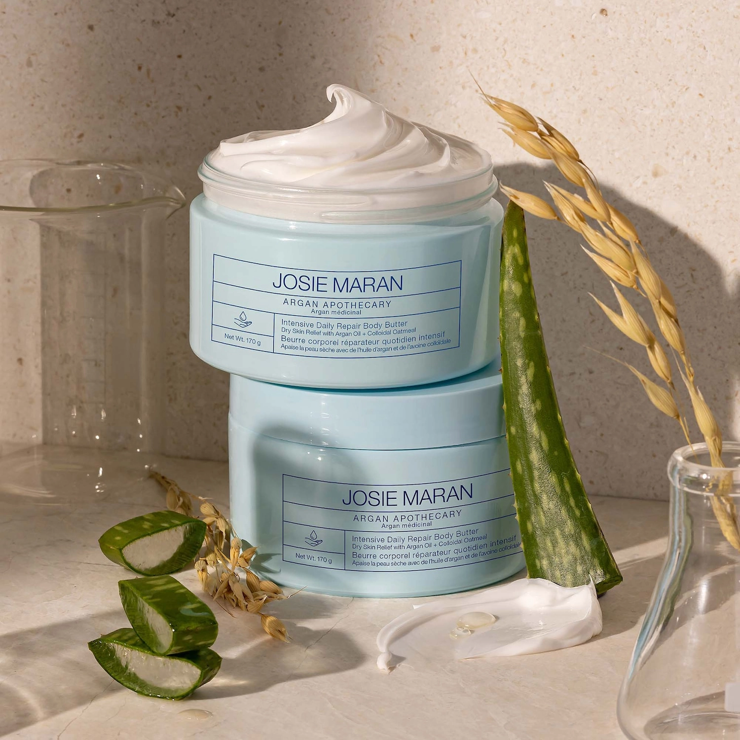 Josie Maran Intensive Daily Repair Body Butter 6 oz/ 170 g Fragrance Free Vegan Cruelty-Free - Image 6