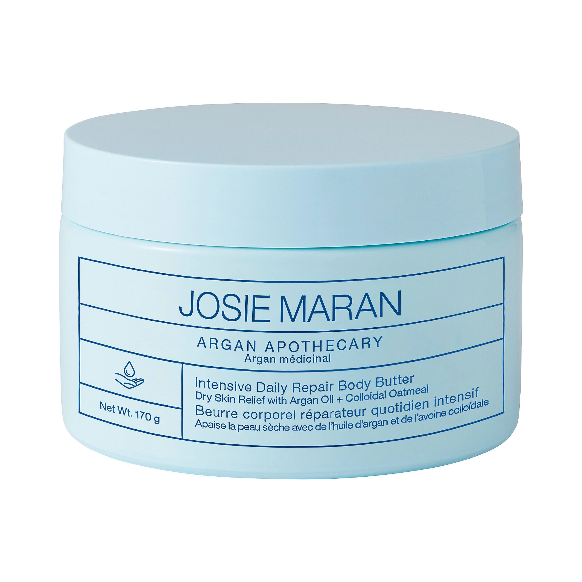 Josie Maran Intensive Daily Repair Body Butter 6 oz/ 170 g Fragrance Free Vegan Cruelty-Free