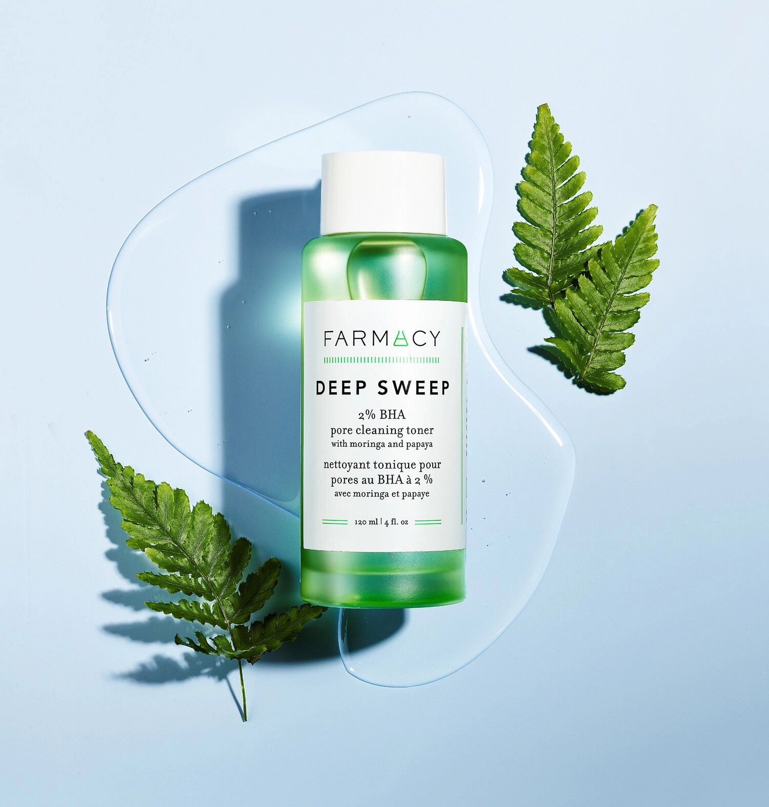 Farmacy Deep Sweep 2% BHA Pore Cleaning Toner with Moringa + Papaya - Vegan, 1.7 oz/50 mL - Image 10