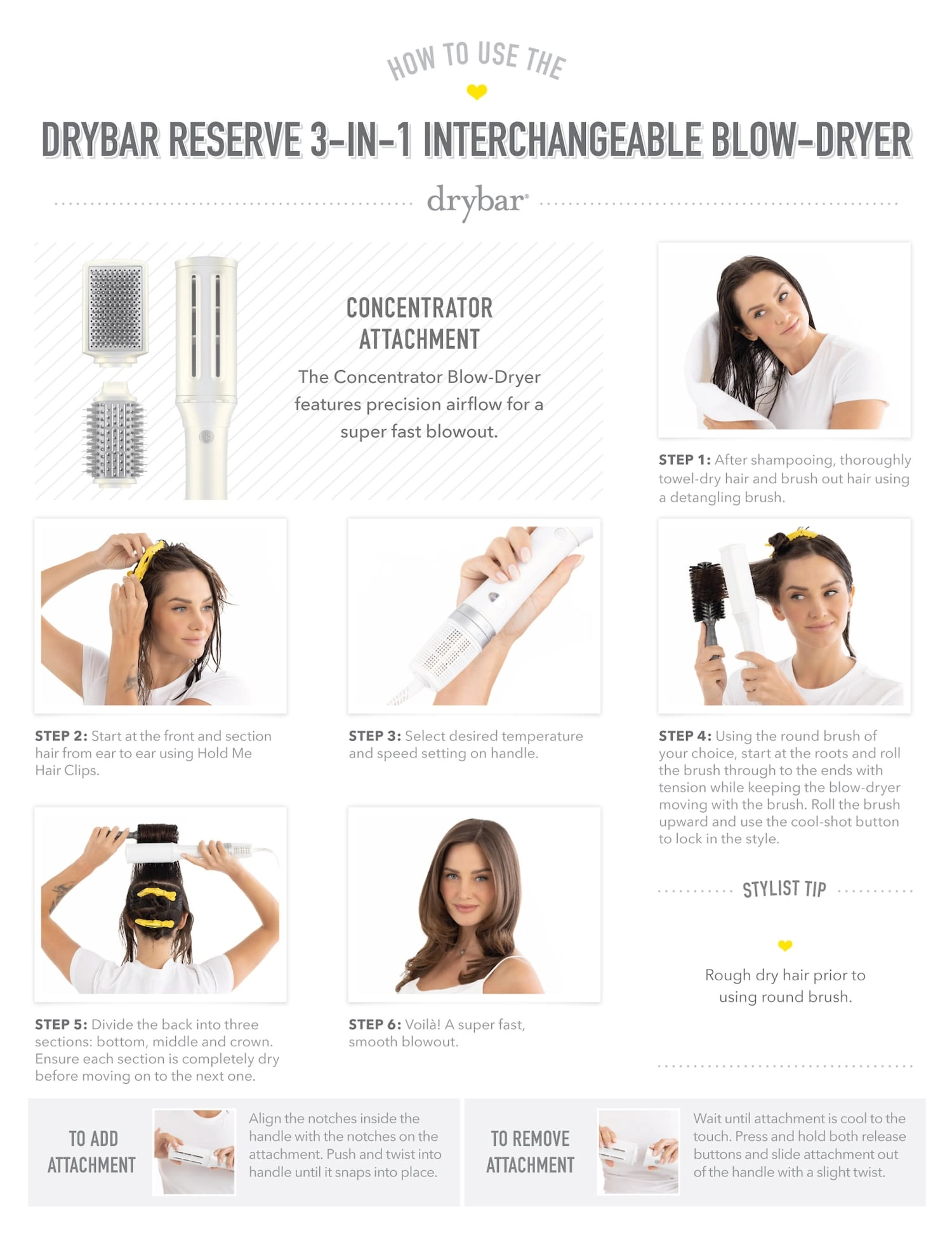 Drybar Reserve 3-in-1 Interchangeable Blow-Dryer - Image 14