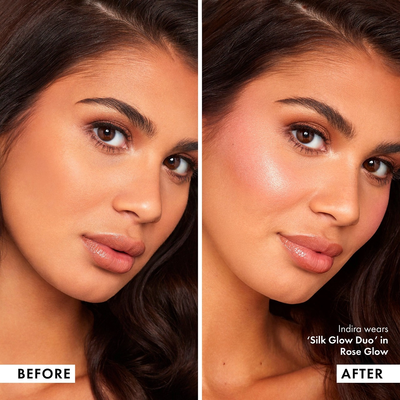 Iconic London Silk Glow Blush and Highlight Duo Color: Rose Glow - Image 6