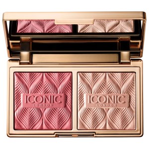 Iconic London Silk Glow Blush and Highlight Duo Color: Rose Glow