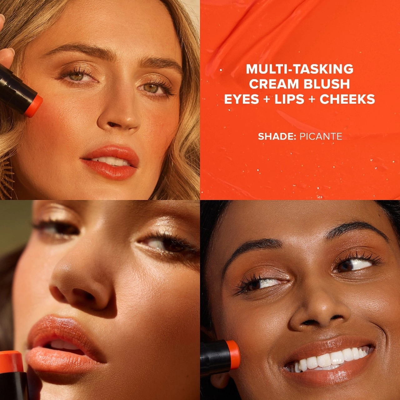 NUDESTIX Nudies Cream Blush All-Over-Face Color - Picante - Image 2