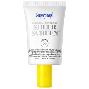 Supergoop! Mineral Sheer Screen SPF 30 0.7 oz/ 20 mL