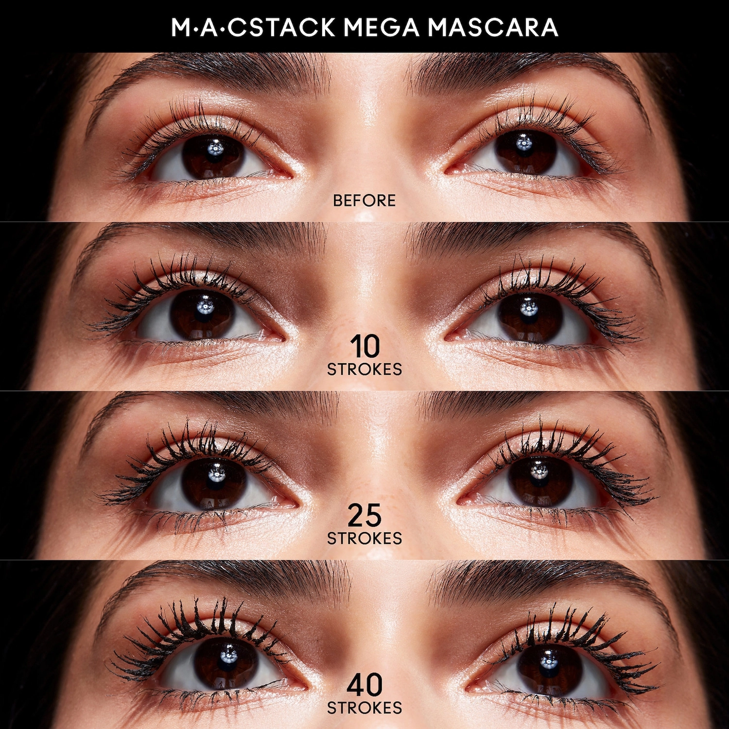 MAC Cosmetics Macstack Mascara Volumizing Long-wearing Lengthening Without Formaldehydes Curling Without Parabens - Image 4