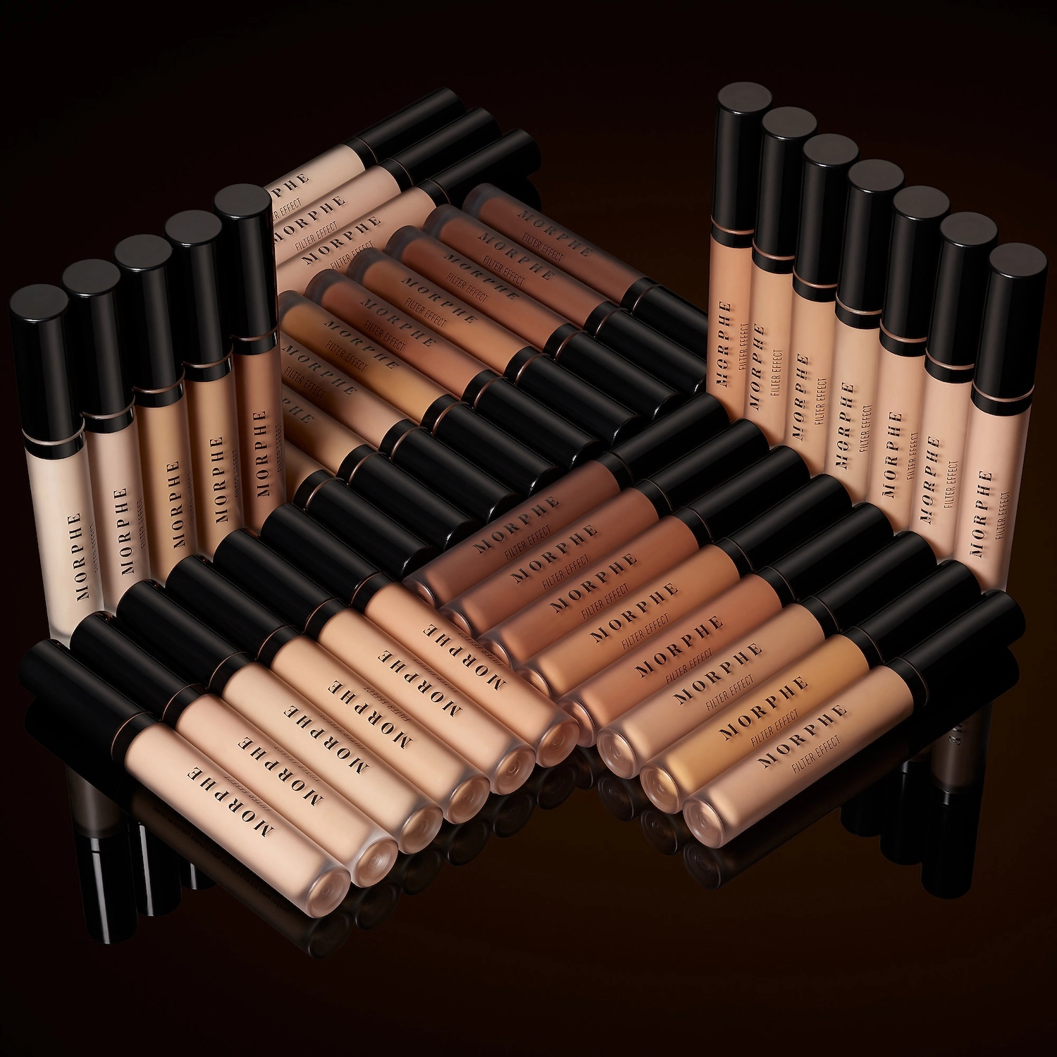 Morphe Filter Effect Soft Radiance Concealer Deep 34 - Deep with Peach Undertones Hyaluronic Acid - Image 11