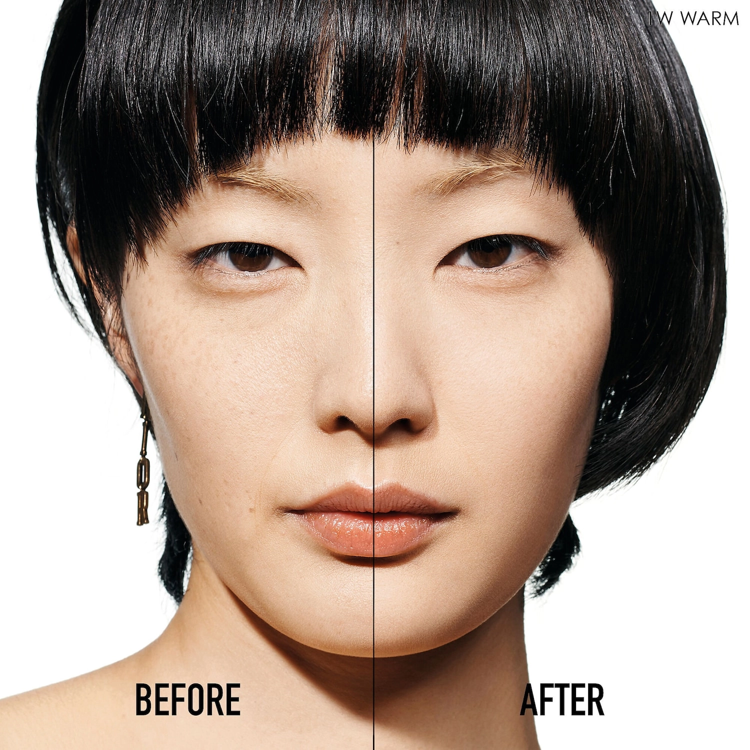 Dior Forever Skin Glow Hydrating Foundation 1W Warm - Fair Skin with Warm Tones - Image 6