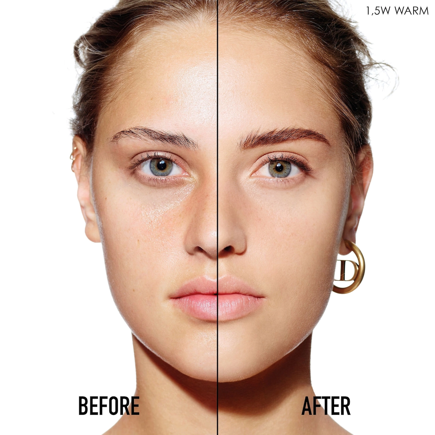 Dior Forever Matte Skincare Foundation 1.5W Warm - Light Skin with Warm Tones - Image 6