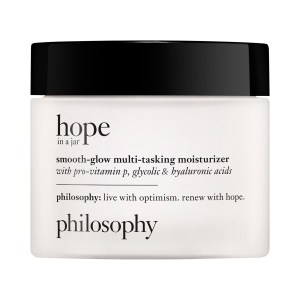 philosophy Hope In a Jar Smooth-Glow Multi-Tasking Moisturizer 2 oz/ 60 mL Vegan Cream Formula Hydrating AHA/Glycolic Acid