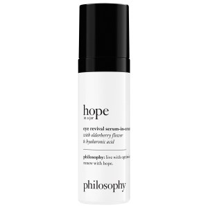 philosophy Hope In a Jar Eye Revival Serum-In-Cream 0.5 oz/15 mL Vegan Hyaluronic Acid Cream - Dark Circles