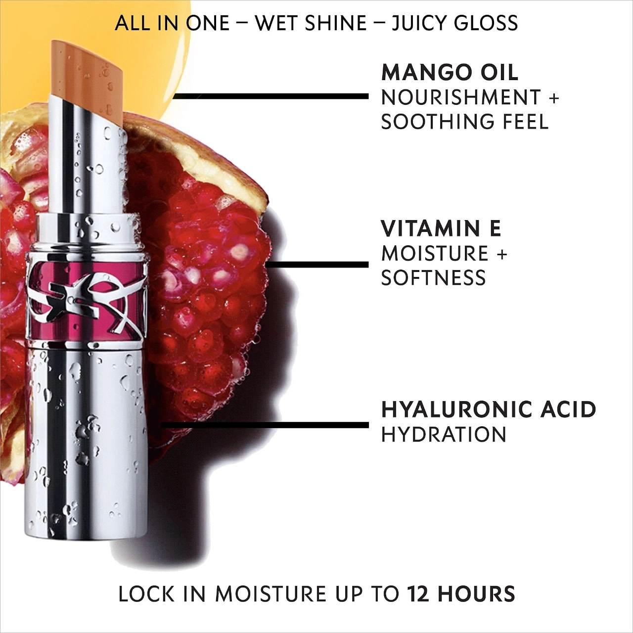 Yves Saint Laurent Candy Glaze Lip Gloss Stick Color: 3 Cacao No Boundary - Chocolate Brown - Image 7