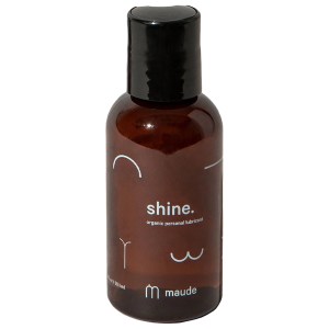 Maude Shine Ultra-Hydrating Organic Aloe-Based Personal Lubricant 2 oz/ 59 mL Vegan Clean Fragrance-Free