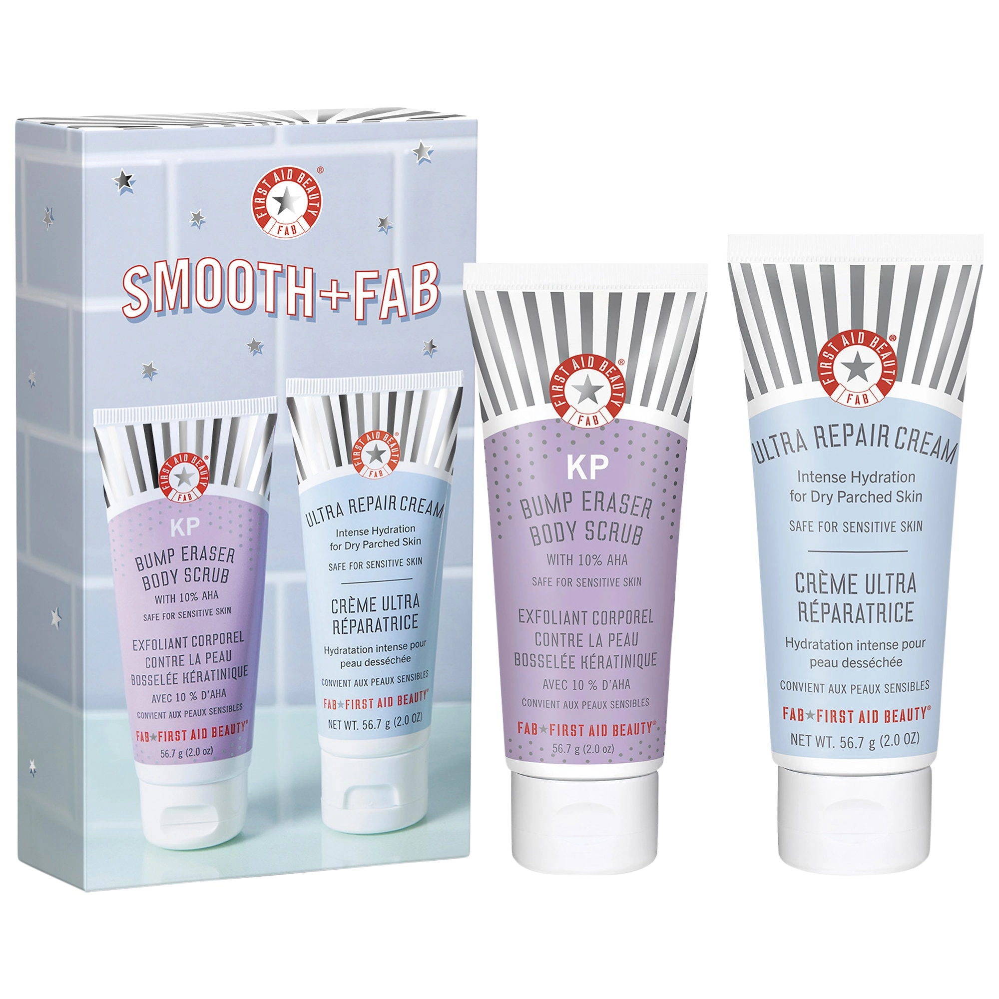 First Aid Beauty Smooth + FAB Travel Size Duo
