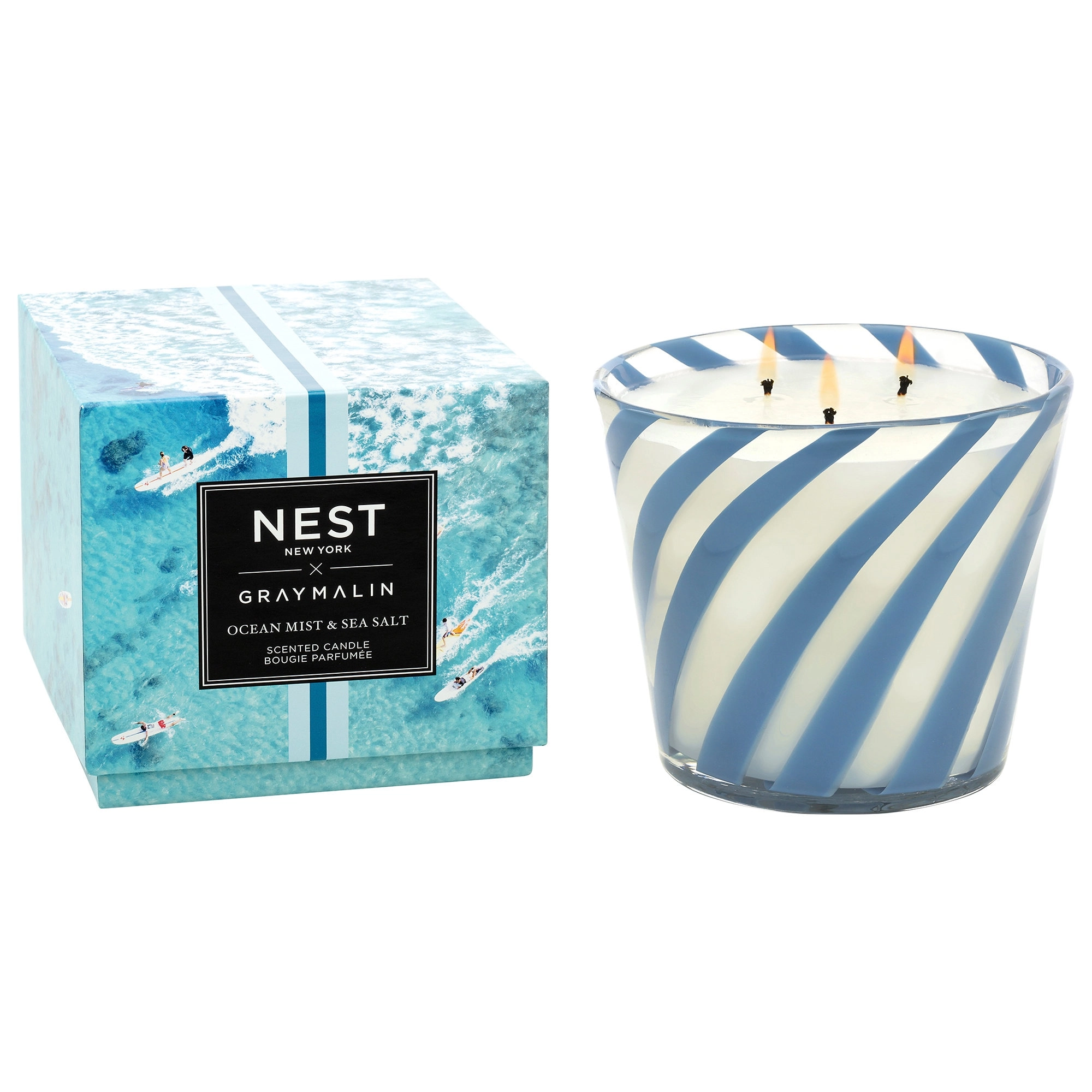 NEST New York Gray Malin Ocean Mist & Sea Salt Candle Size: 20.2 oz / 573 g Limited Edition